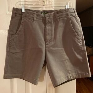 Orvis men’s cotton short olive, size 32 7 inseam